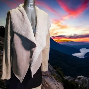 CAVALINI ORIGINALS | 🐑 Cozy Sherpa Trimmed Knit Cardigan